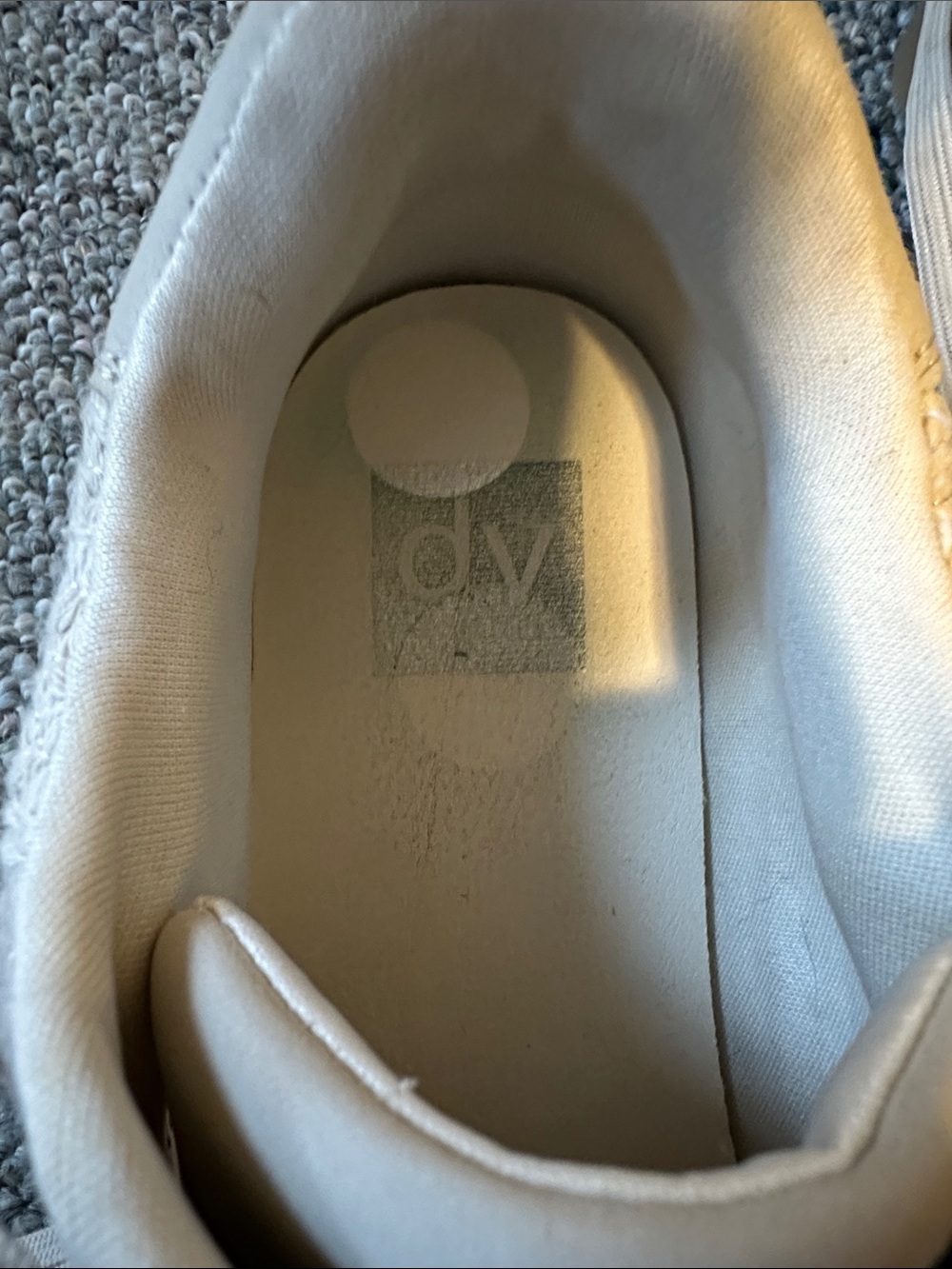 Dolce Vita Cream Woven Platform Sneakers - Picture 2 of 3